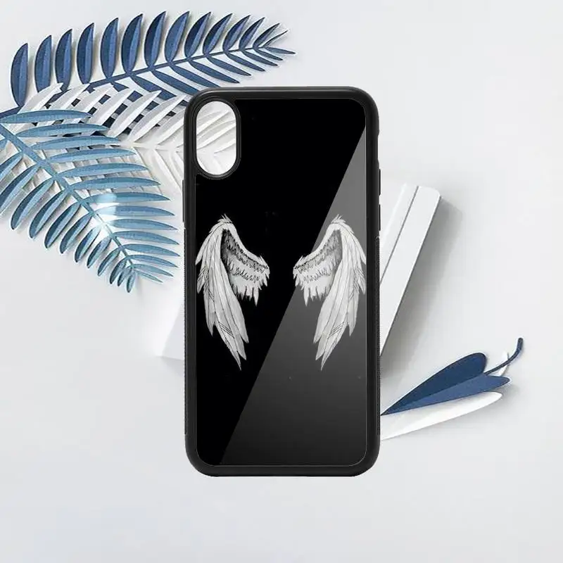 

Angelin white Phone Cases TPU For iPhone X XR XS 11 12 mini Pro MAX 6 6S 7 8 Plus SE 2020