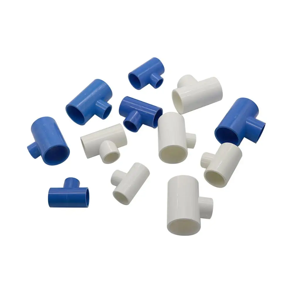 20/25/32/40mm PVC Reducing Tee Connector Garden Water Connectors Coupling Pipe Reducer Adapter 3 Pcs | Дом и сад