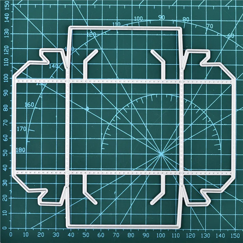 GJCrafts металлическая коробка для вырезания рождественских конфет DIY тиснение