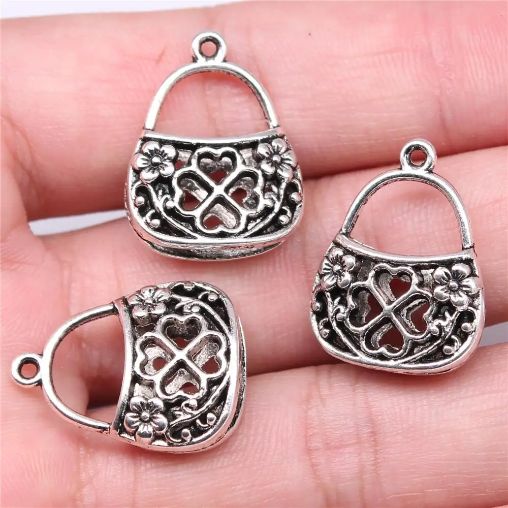 

Sejuani PENDANT CHARM 10pcs 24x19mm Clover Bag Charms