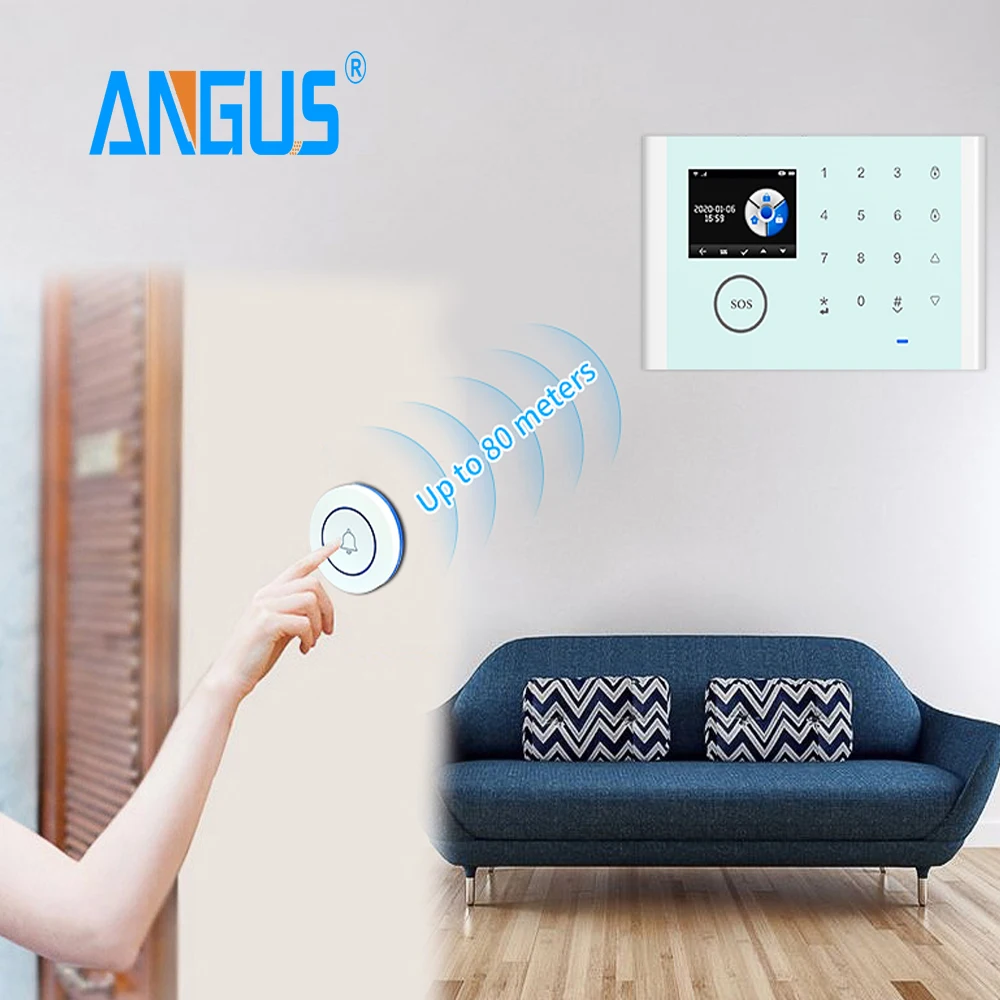 Беспроводной дверной звонок с сигнализацией умные дверные звонки DingDong для