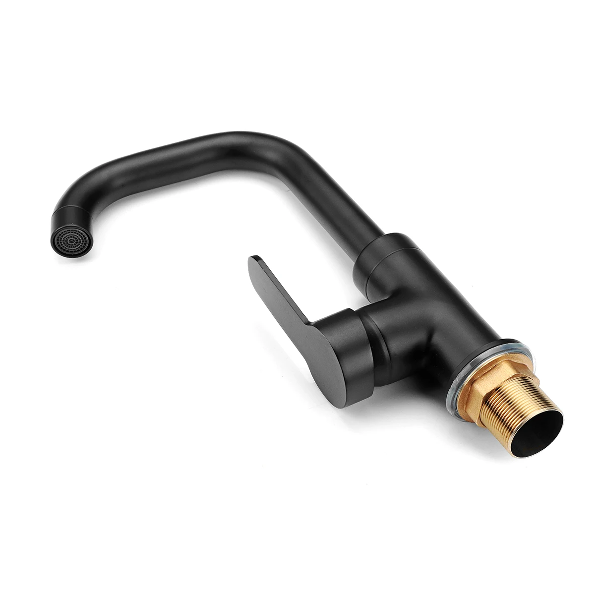 

Modern Basin Faucets Black Sink Mixer Taps Kitchen Bathroom Taps Single Lever Faucet Black Basin Mixer Cold Hot Water