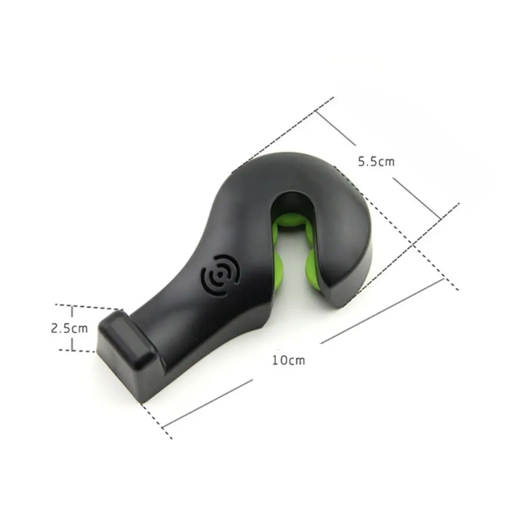 

2PCS Car Headrest Hook Seat Back Hanger for Bag Handbag Purse Grocery Cloth