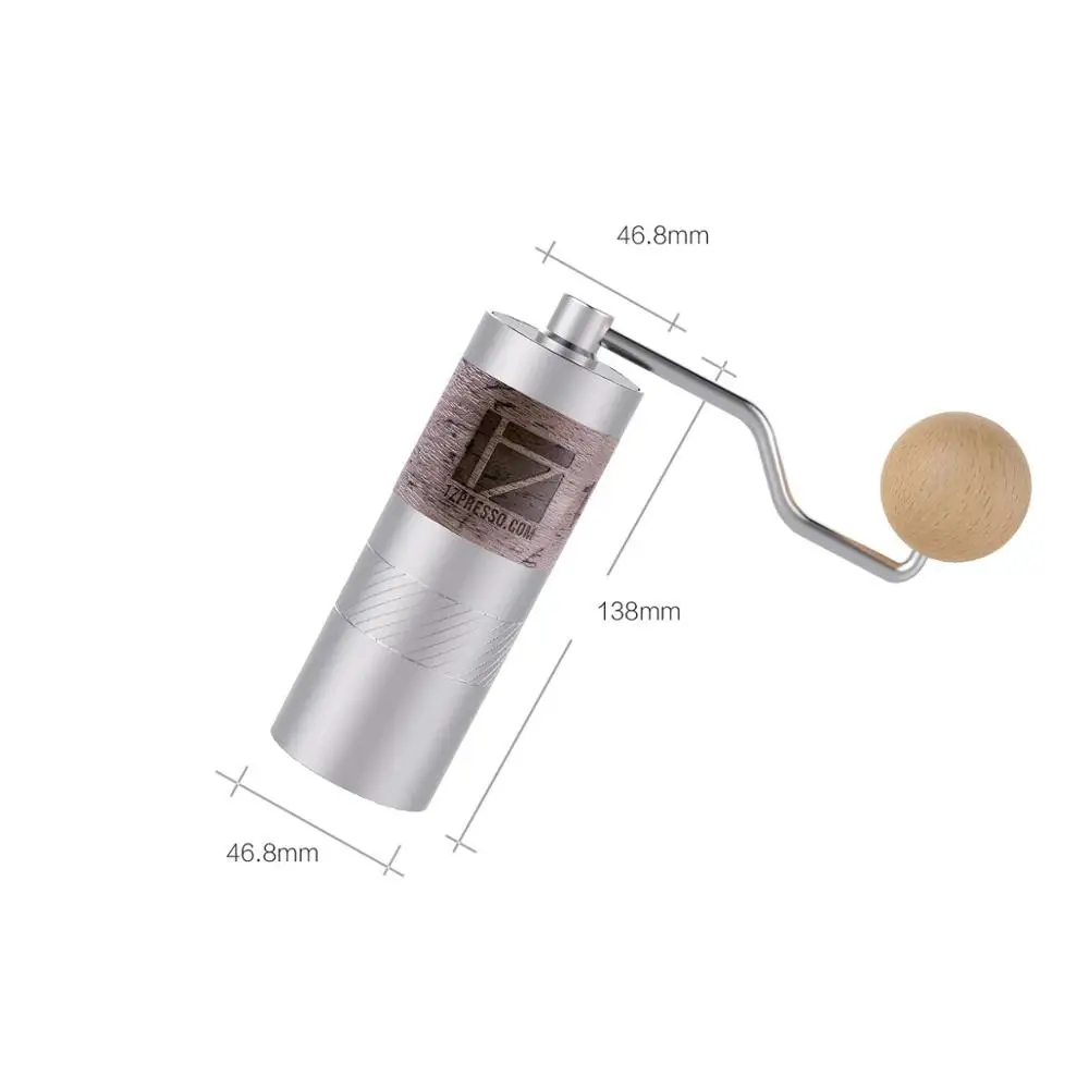 

1ZPRESSO Q2 Manual Grinder Burr Grinder Kitchen Grinding Tools Stainless Steel Adjustable Coffee Bean Mill Mini Bean Milling