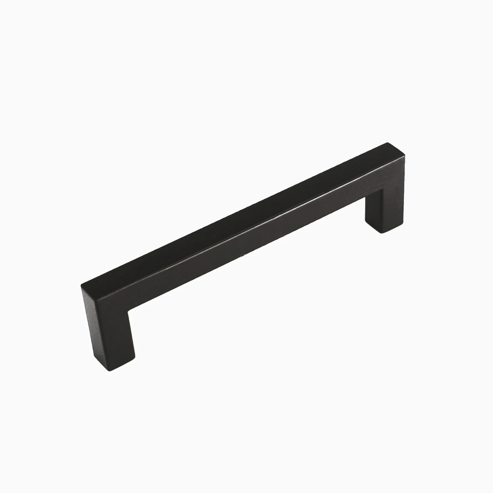 Черная квадратная ручка Goldenwarm для шкафа из нержавеющей стали Современная
