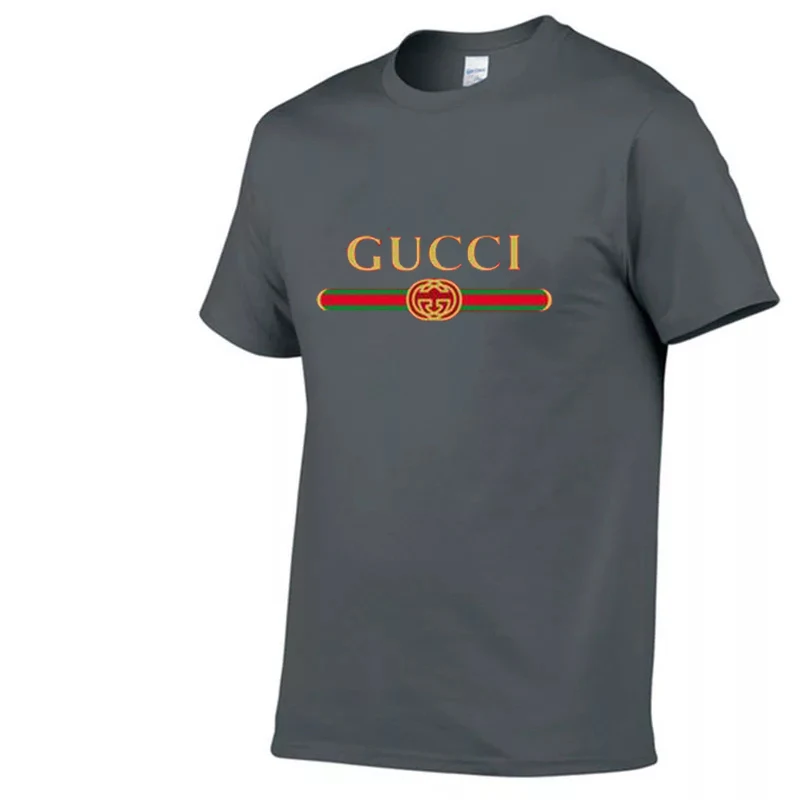 

2021 Fashion casual brand men and women short-sleeved summer cotton T-shirt