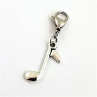 2 шт. музыкальная молния, сумка, подвеска-Чарм в форме ноты, музыкальный подарок, музыкальная сумка, шарм, музыкальная нота на молнии, Шарм для кошелька