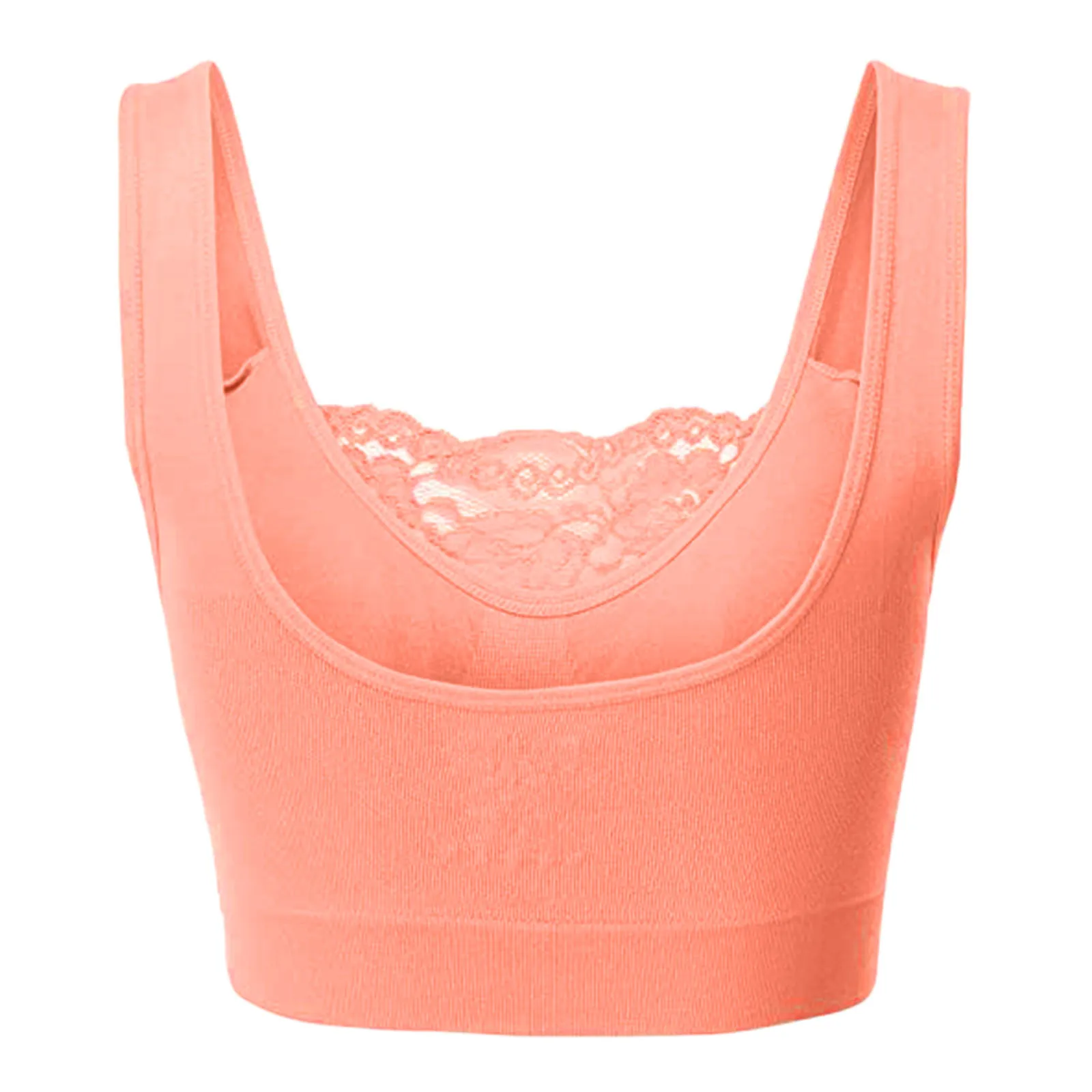 

Lace Push Up Brassiere Bra Underwear Women Seamless Front Lace Tube Top Female Plus Size Bralette Bra Wireless Ultrathin Bras
