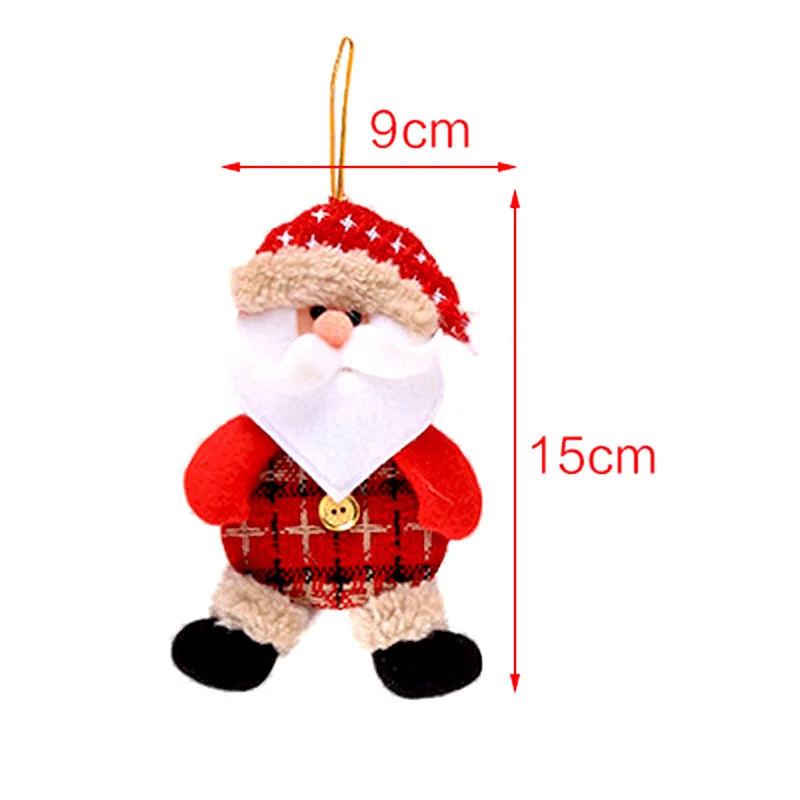 1 шт маленькая кукла ткань Рождественская елка кулон фестиваль вечерние