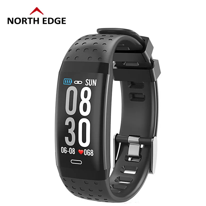 Мужские Цифровые часы NORTH EDGE водонепроницаемые электронные спортивные с Bluetooth