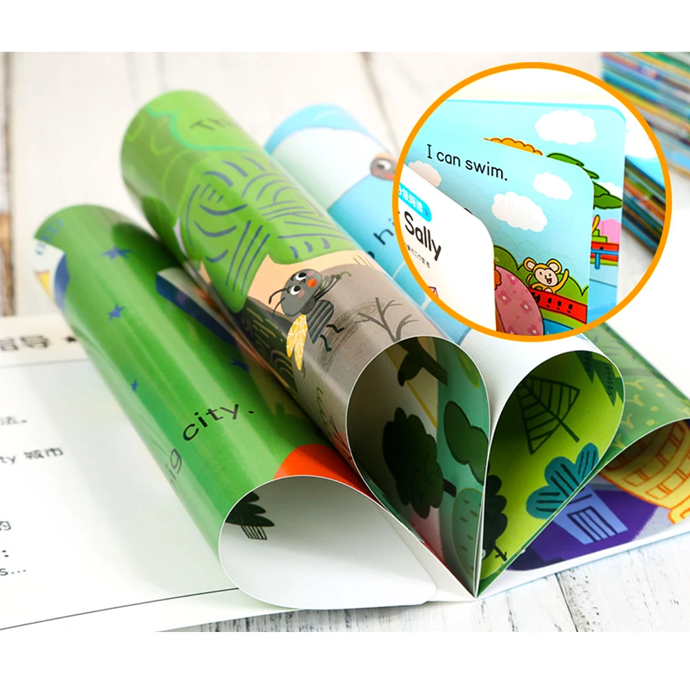 35 книг/Набор Предварительно уровень Детские Обучающие с историями на английском