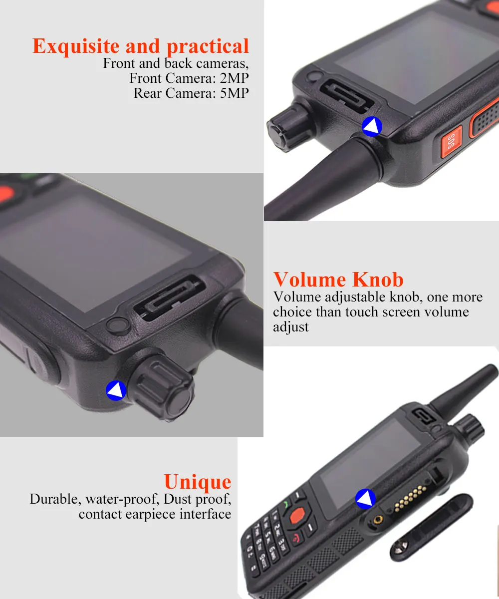 Anysecu G25PLUS 4G LTE сетевой домофон Android Walkie Talkie F25+ 4G wifi радио Телефон радио работает с Zello REAL PTT