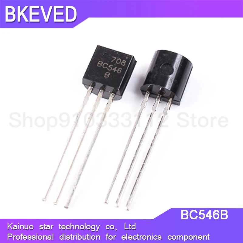 ТРАНЗИСТОР BC547B BC547C BC546B BC548B BC550B BC556B BC557B BC558B BC558C BC559B TO92 BC547 BC546 BC548 BC550 BC557 BC558 100 шт. -