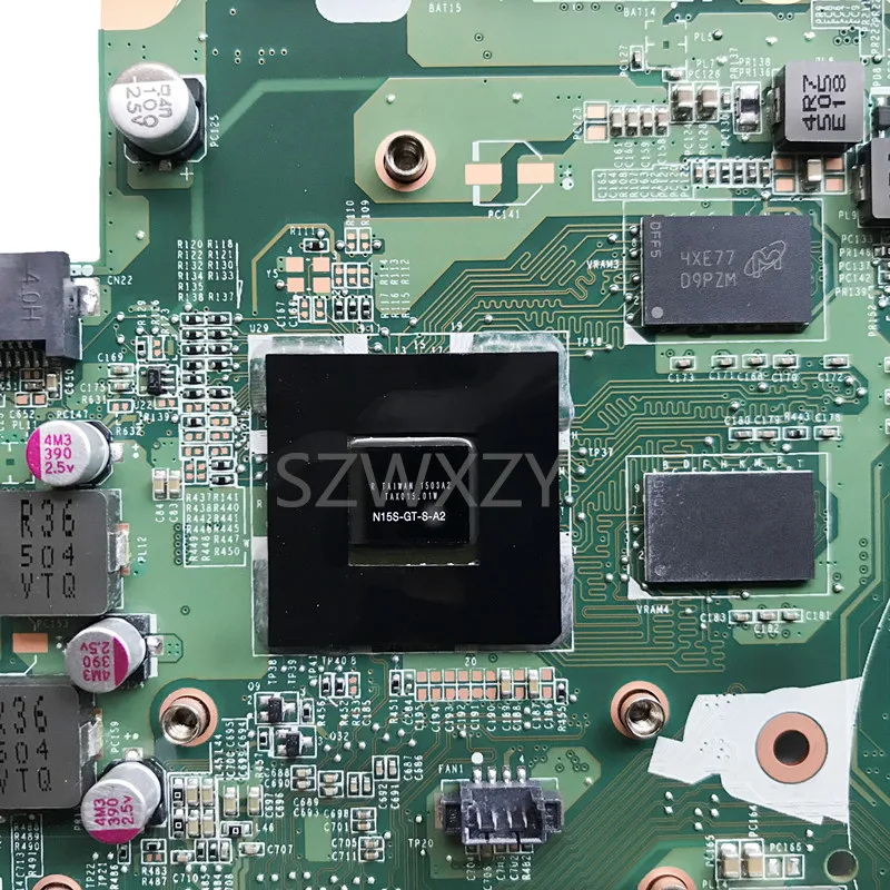 Отлично подходит для HP 17 F M7 K P 790959 501 Материнская плата ноутбука с I7 5500u 840M 2 Гб