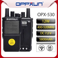 oppxun opx 530 opx530 wireless walkie talkie two way cb ham radio communicator ppt intercom high power 12w for security tracker