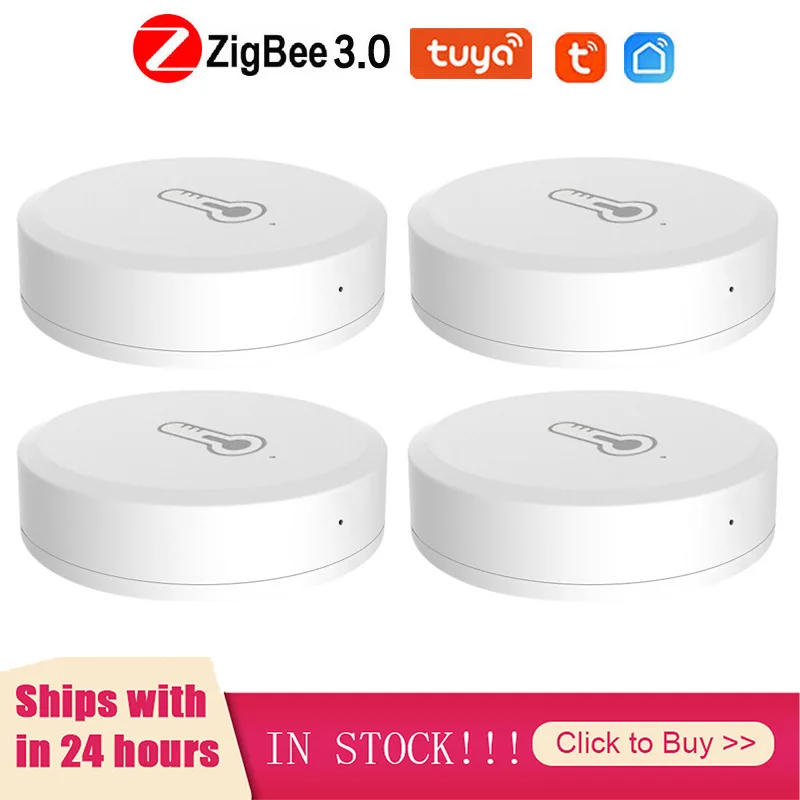 

Zigbee3.0 Wireless Temperature Humidity Sensor For Smart Home Kit Thermometer Hygrometer Temperature Humidity Sensor Accessories
