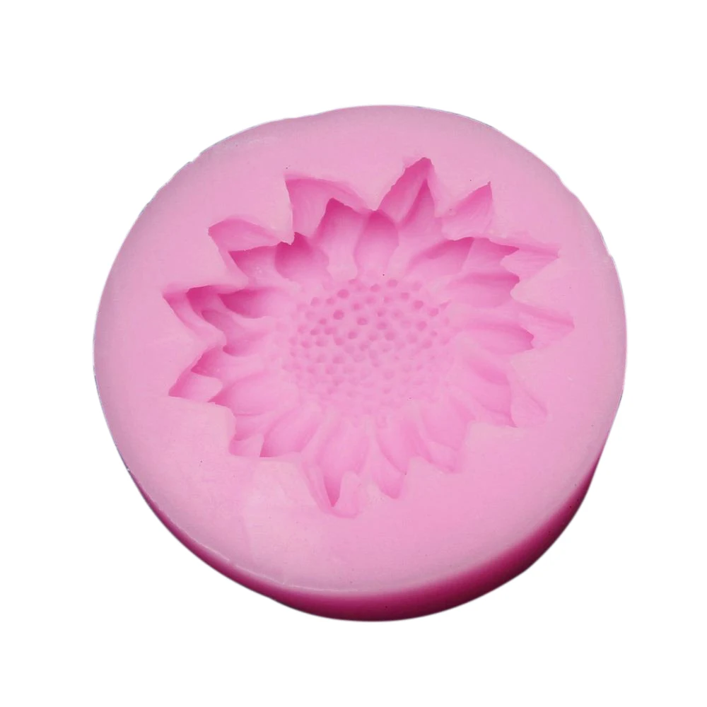 3D Силиконовый Подсолнечник формы для торта помадка шоколадное печенье DIY