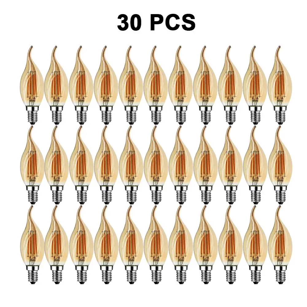 

Grensk 4 Вт светодиодная лампа накаливания E14 форма пламени