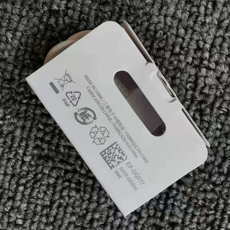 Type C Cable Only Samsung Note 10 супер быстрое зарядное устройство 25 Вт ЕС Путешествия Usb PD Быстрый ЕС дорожный адаптер для зарядного устройства type C кабель для Galaxy Note 10+ a90 - Тип штекера: Type C Cable Only
