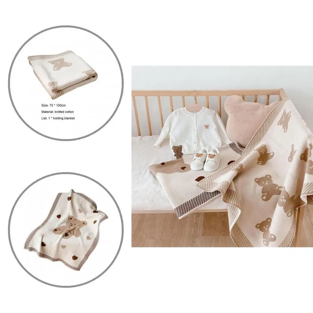 

Hard to Fade Useful Wrinkle-resistant Sleeping Blanket Wide Application Bed Blanket Anti-pilling for Kids