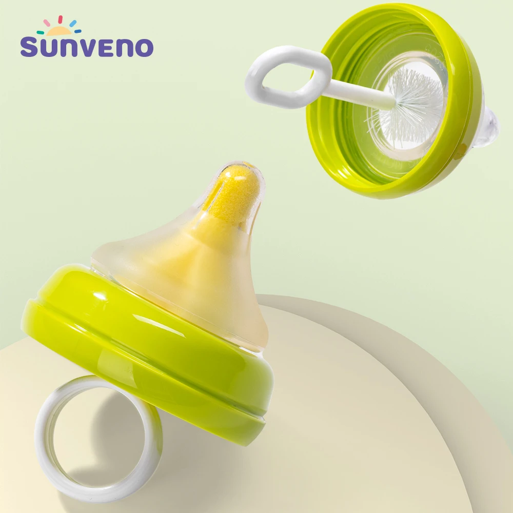 SUNVENO щетка для бутылок 5 шт./компл. губка для очистки чашки щетка набор сосок щетки для соски корзина для белья длинная ручка