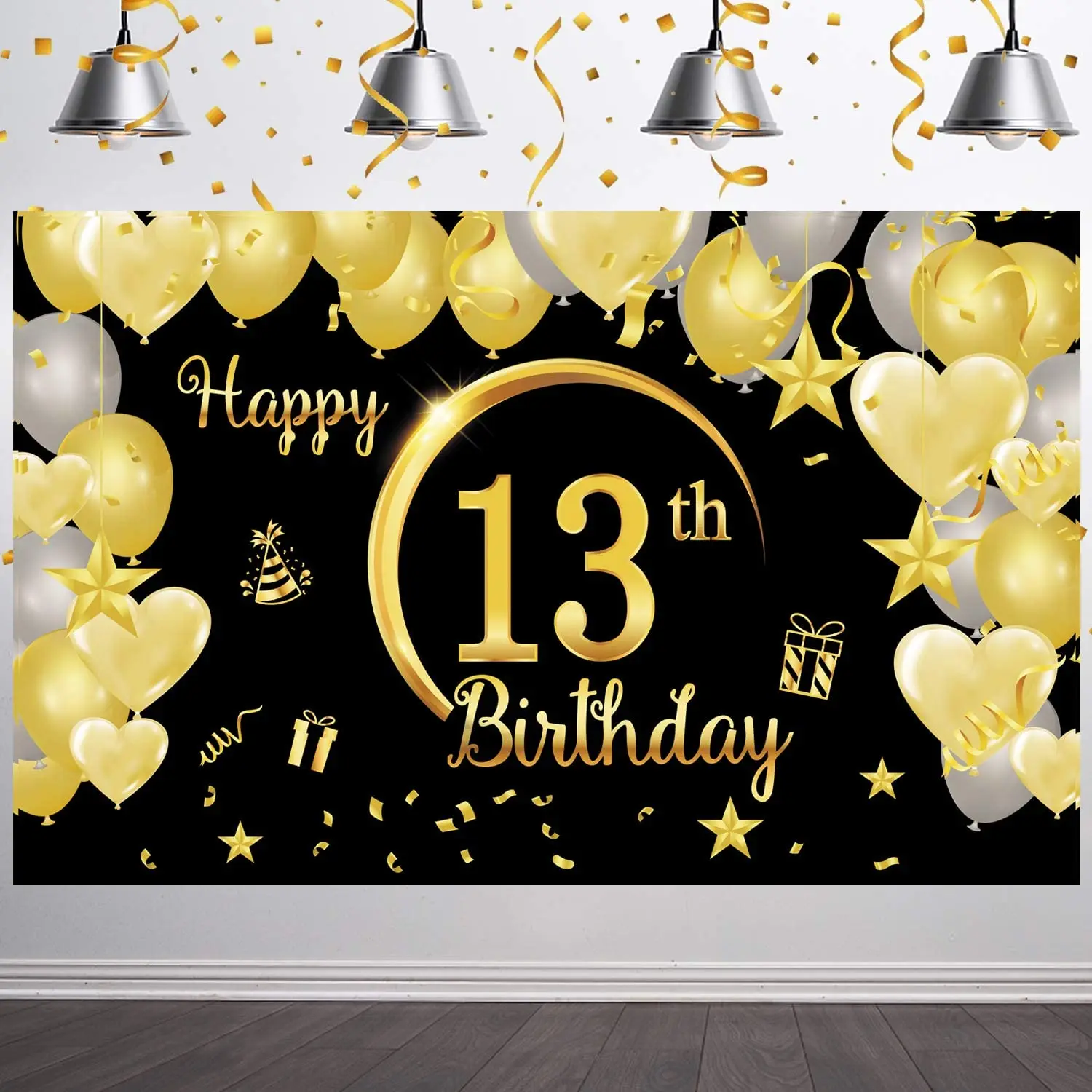 

Фон для фотографирования с надписью «Happy Birthday»