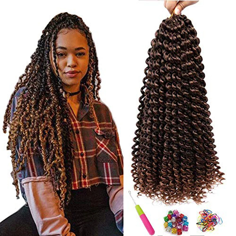 Верд вязание крючком коса волос 16 дюймов Омбре марли плетеная африканская