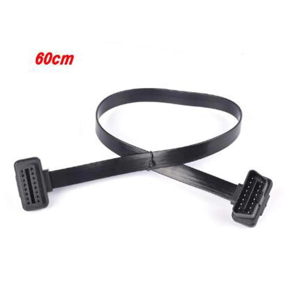 30 см/60 см/100 см плоский тонкий 16Pin OBD 2 удлинитель для головок OBD2 16 Pin ELM327 адаптер