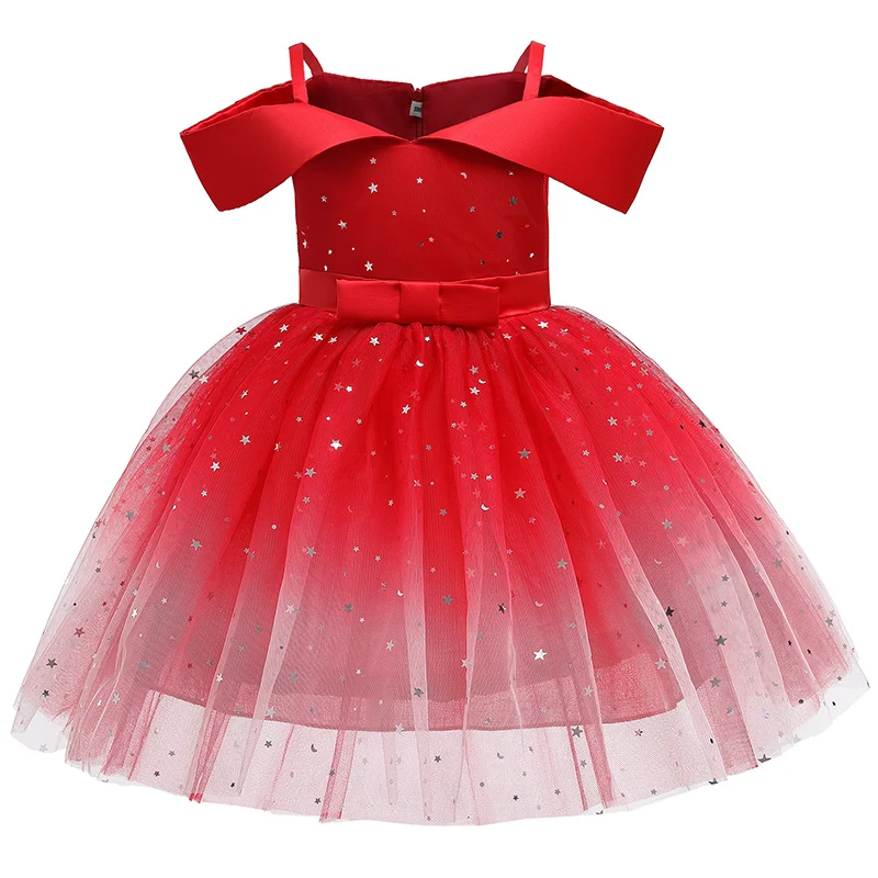 

Embroidery Silk Princess Dress for Baby Girl Flower Elegant Girls Dresses Winter Party Christmas Halloween Kids Dresses Clothes