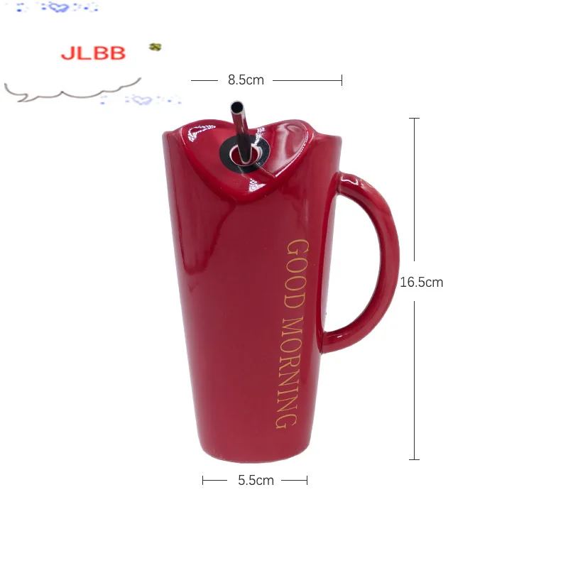 

480ml Fashion Straw Ceramics Mug Coffee Milk Tea Breakfast Cup Porcelain Mugs Drinkware Novelty Gifts