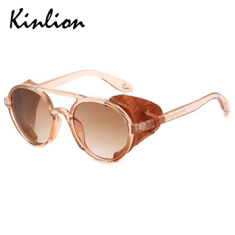 Kinlion ретро круглые пластиковые женские Винтажные Солнцезащитные большие