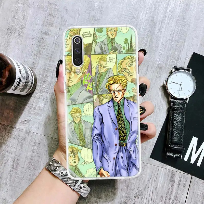 JoJo Bizarre Adventur Anime Phone Case For Xiaomi Redmi Note 10 9 8 11 Pro 11T 11S 10S 9S 9A 9C 9T 8T 8A 7 7A 5 Art Pattern