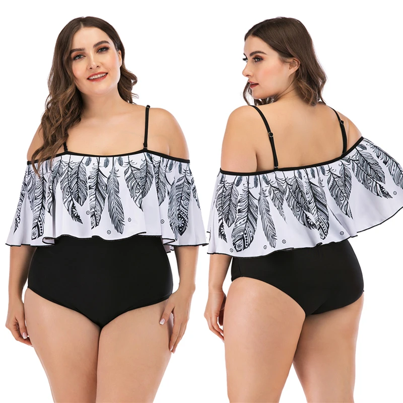Сексуальный купальник большого размера 2020 Женский цельный пуш ап монокини с