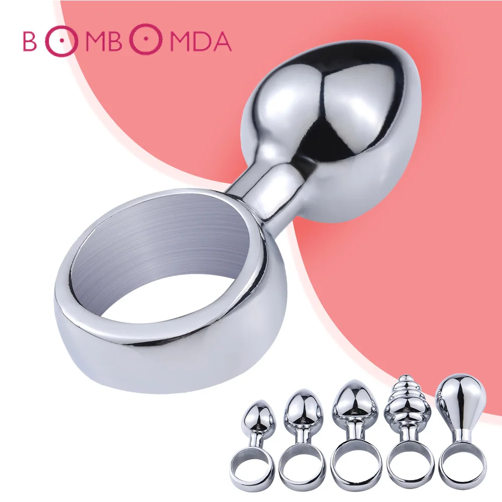 Металлическая Анальная пробка секс игрушки для мужчин массажер простаты