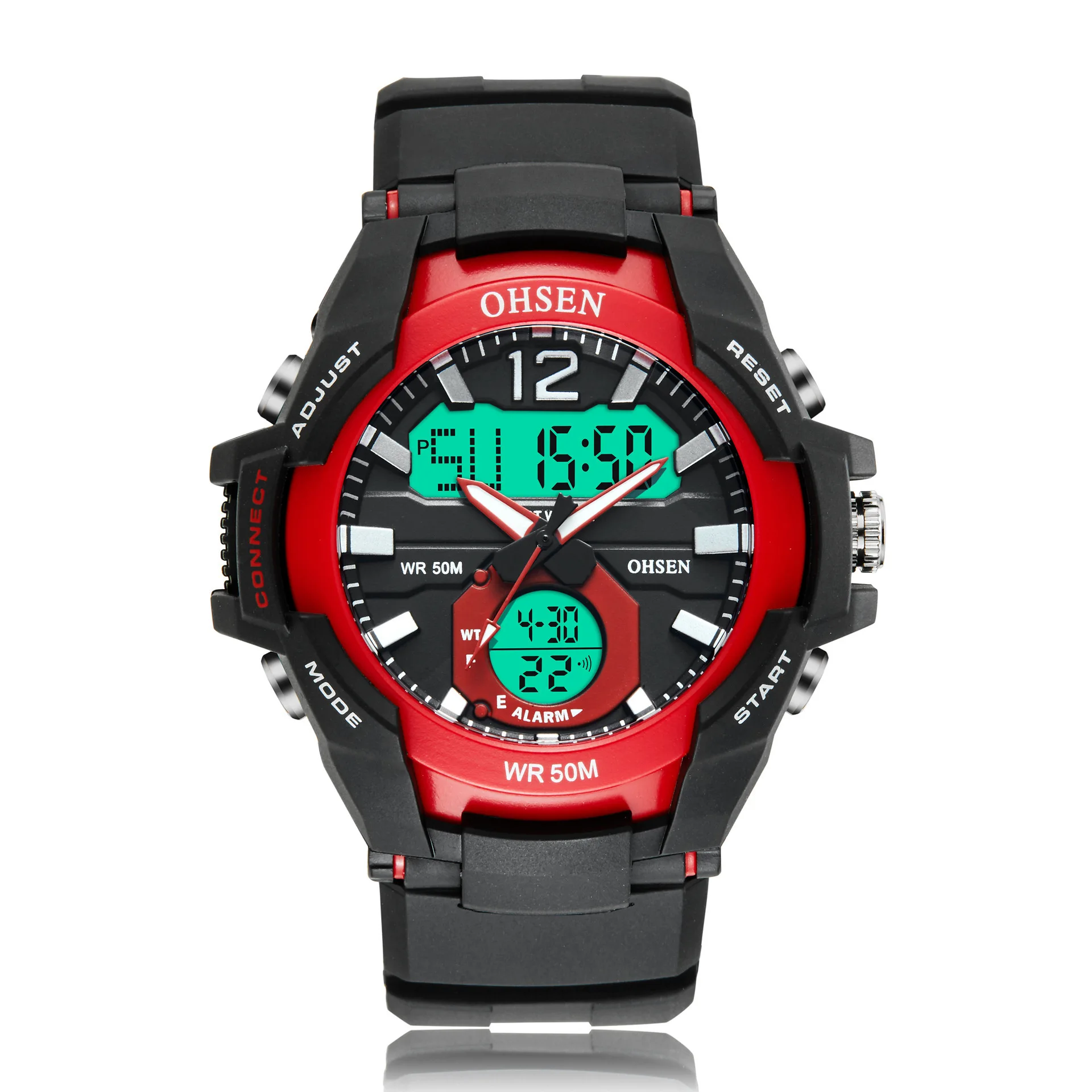 

OHSEN AD1901 new multifunctional round silicone tape LED outdoor water electronic sports