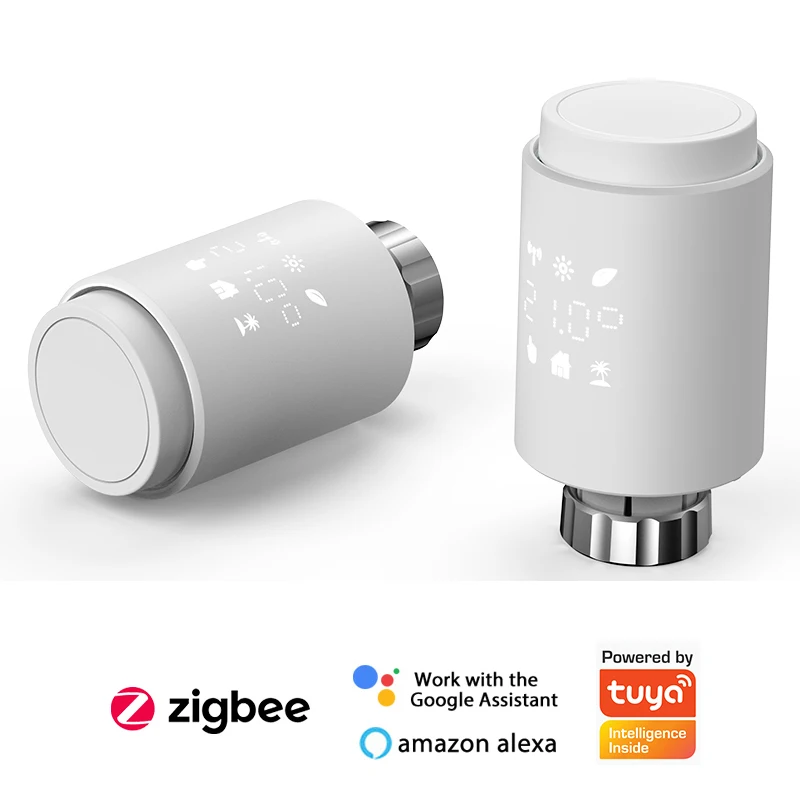 

Терморегулятор ZigBee программируемый с приложением Alexa Google Home