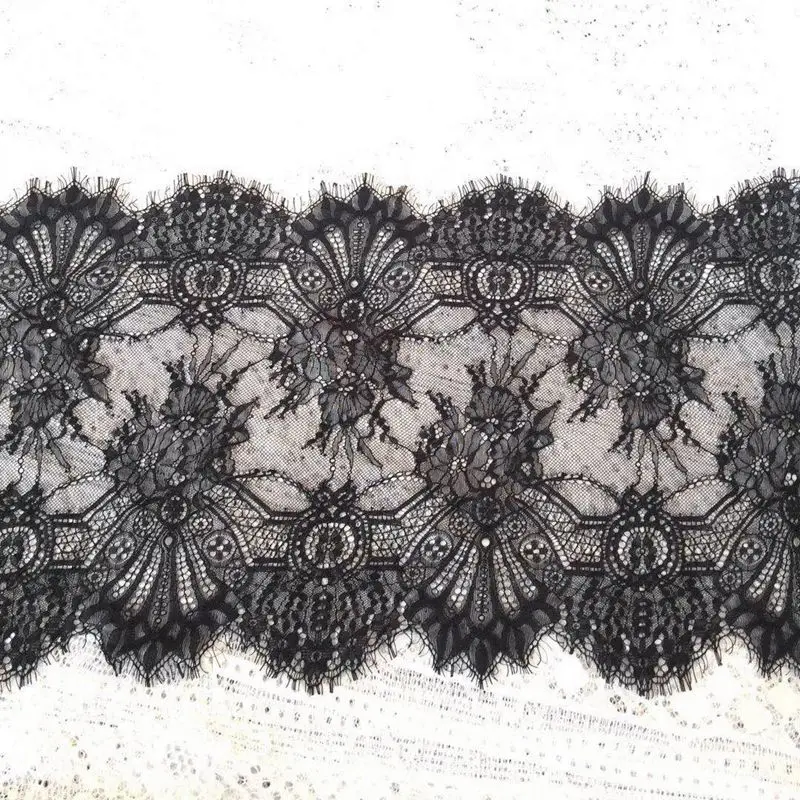 32 см широкая сетка для ресниц с вышивкой кружевная ткань DIY сексуальное нижнее