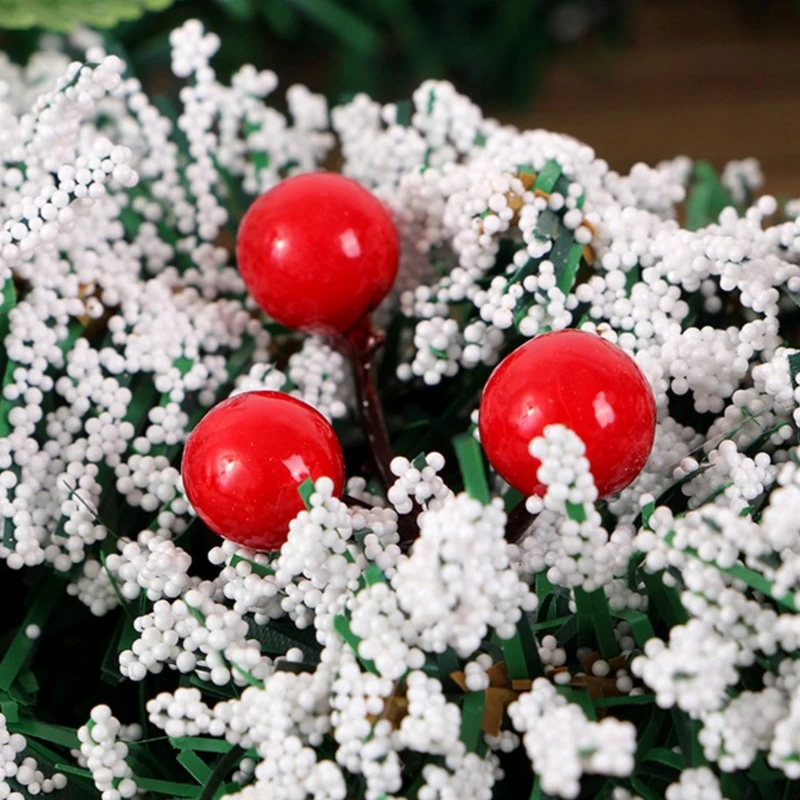 Настенный Рождественский венок ручной работы из ротанга кулон гирлянда торговый