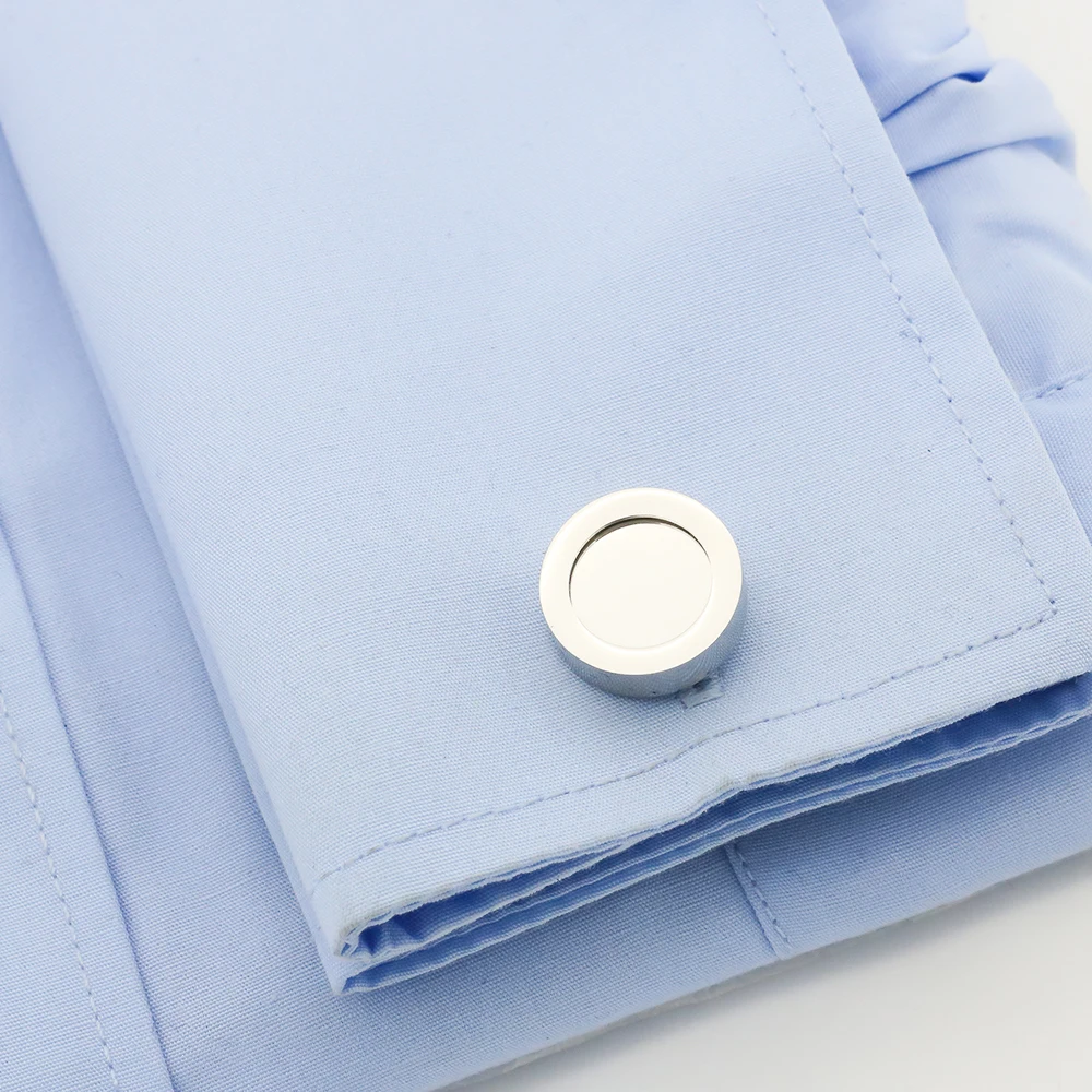 Бесплатная доставка мужские модные запонки DIY дизайн рамки для фото серебро цвет