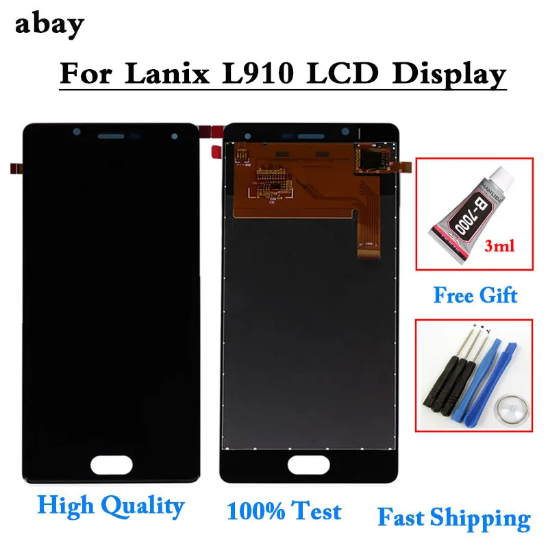 

For Lanix L910 LCD Display With Touch Screen Assembly Screen for Lanix L910 Display Reapairment Repair Parts LCD 5.0INCH