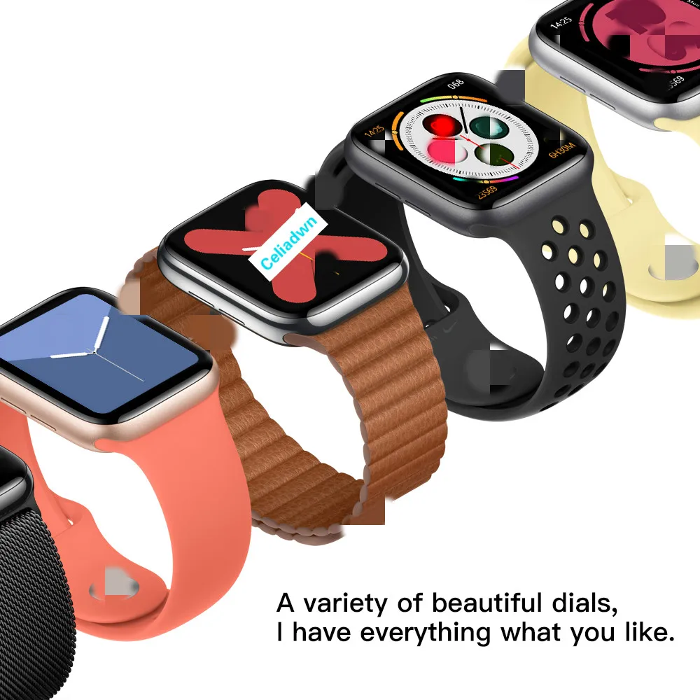 Смарт-часы серии 5 IWO 12 40 мм Bluetooth SIRI SmartWatch для iPhone Android phone монитор сердечного ритма