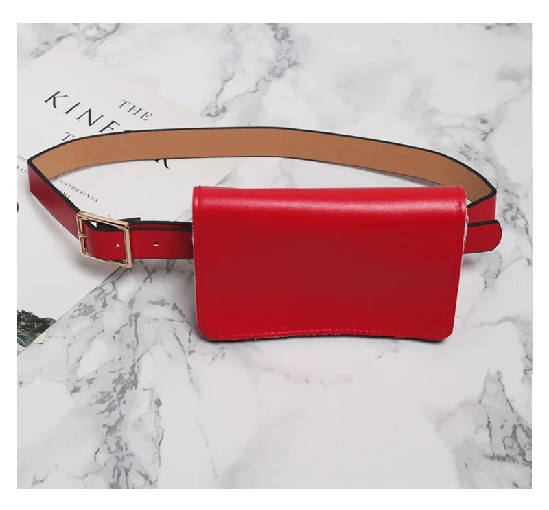 Red waist bag Женская сумка под змеиную кожу, поясная сумка из искусственной кожи, поясная сумка из змеиной кожи, поясная сумка с ремешком, пляжные сумки на бедрах, Сумки из искусственной кожи, кошелек A33 - Цвет: Red waist bag