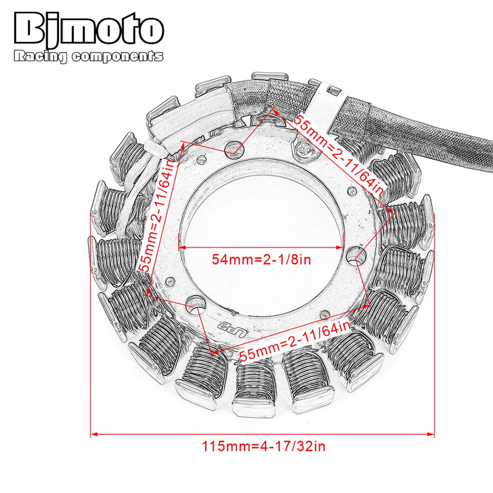 

Ignition Magneto Generator Stator Coil For Kawasaki KRF750 Teryx 750 FI 4X4 Sport LE 2013 21003-0125 UTV Accessories Stator Coil