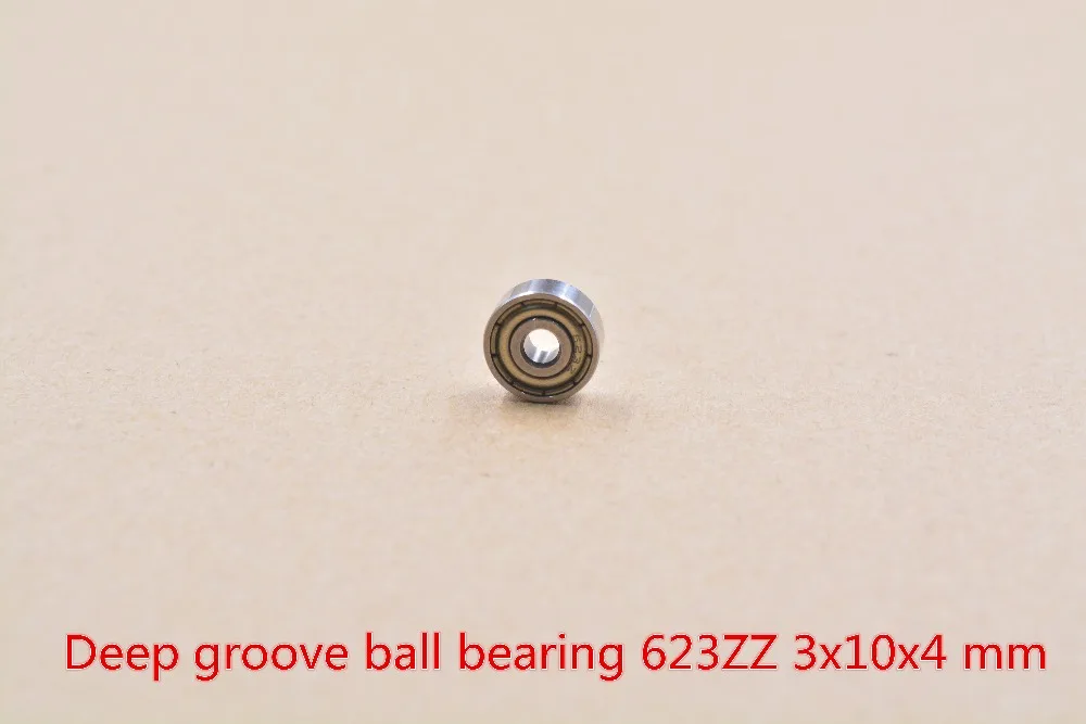 

LINK CNC 3mm V623ZZ 623ZZ F623ZZ 3mmx10mmx4mm F623 miniature flange deep groove radial ball bearing
