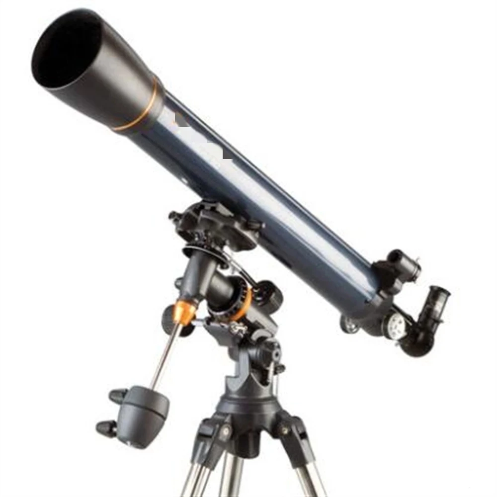 Celestron AstroMaster 90EQ 90/1000 мм F/11 рефрактор Профессиональный астрономический телескоп CG-3