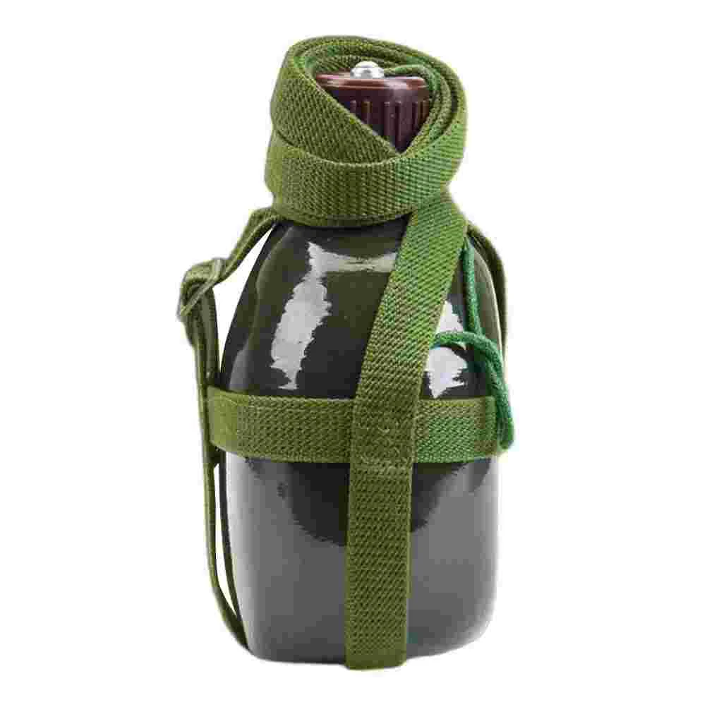 

1Pc Portable Camping Water Container Multi-function Crossbody Water Bottle