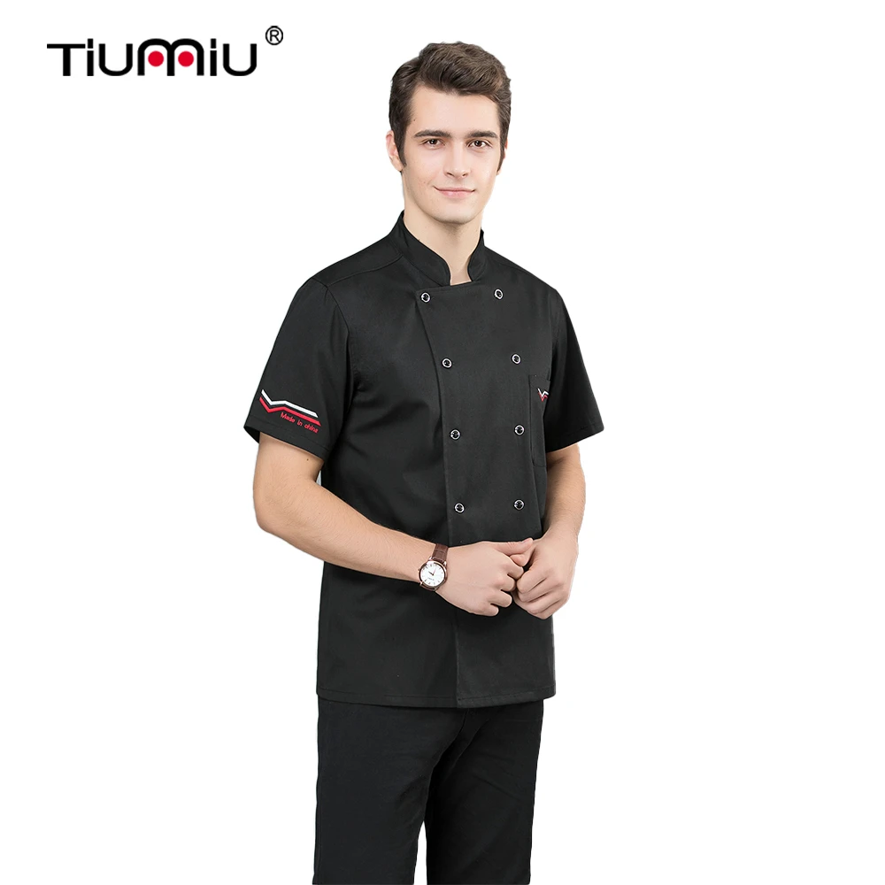 Мужская женская униформа для шеф повара мужская форма с коротким рукавом