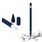 Разноцветный Мягкий силиконовый чехол для Apple Pencil, совместимый со стилусом для планшета iPad, защитный чехол для стилуса