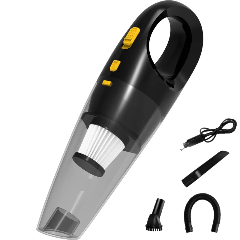 Беспроводной автомобильный пылесос, мощный автобиотик, портативный ручной пылесос для дома, большая мощность