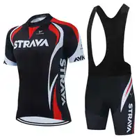 Спортивный костюм Strava для велоспорта, мужской комплект одежды для велоспорта на заказ